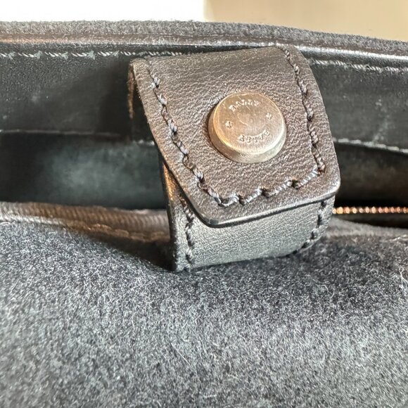 Bally 1851 Crossbody Sling Messenger Bag w/ Silver Tag - Picture 13 of 16